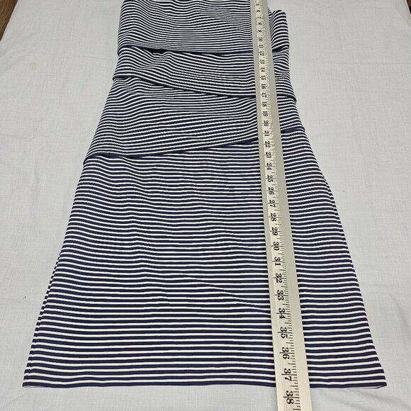 J McLaughlin Nicola Striped Sleeveless Layered Dress Women Size S Blue - Picture 10 of 15